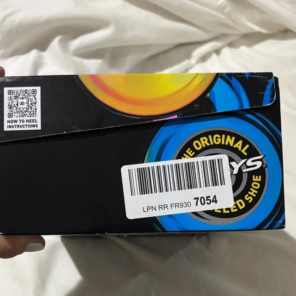 Heelys 3 Colorful wheeled shoe new in box NWT